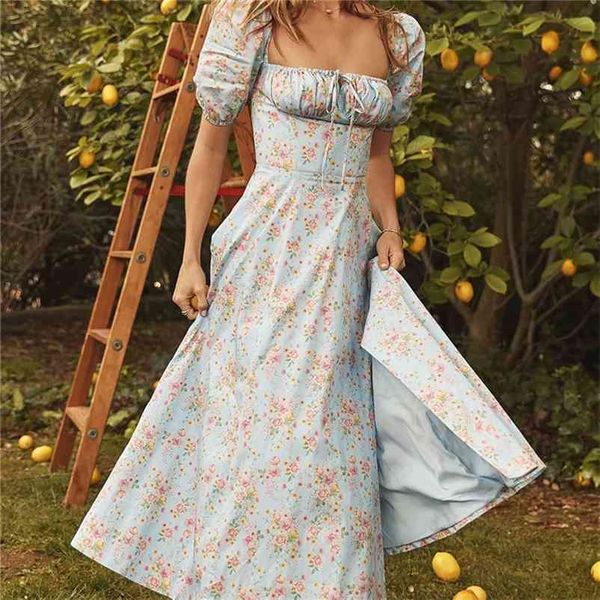 puwd casual woman blue print longdress summer ladies puff sleeve party dresses sweet high waisted cotton dress 210522, Black;gray
puwd casual woman blue print longdress summer ladies puff sleeve party dresses sweet high waisted cotton dress 210522, Black;gray