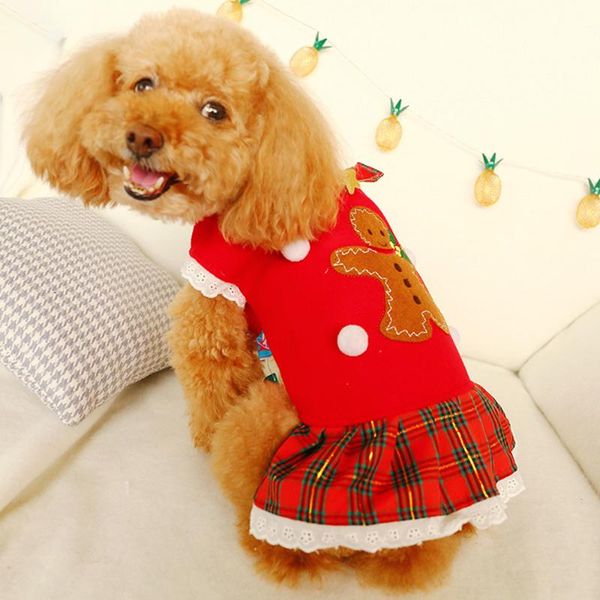 dog apparel dress skirt pet cat christmas plaid clothes soft lace autumn puppy small clothing gingerbread man teddy embroidered dogs
dog apparel dress skirt pet cat christmas plaid clothes soft lace autumn puppy small clothing gingerbread man teddy embroidered dogs
