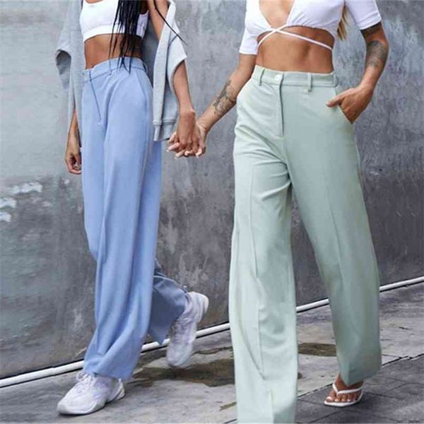 fashion candy color suit trousers street fashion trend high waist loose casual pants women's professional wear lady 210508, Black;white
fashion candy color suit trousers street fashion trend high waist loose casual pants women's professional wear lady 210508, Black;white