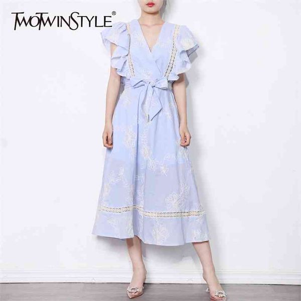 ruffle patchwork embroidery dress for women v neck short sleeve high waist temperament dresses female fashion 210520, Black;gray
ruffle patchwork embroidery dress for women v neck short sleeve high waist temperament dresses female fashion 210520, Black;gray