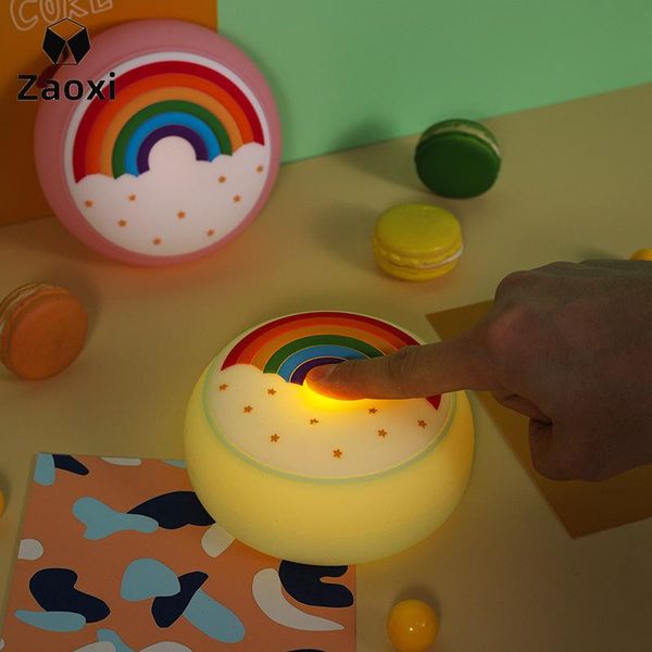 as gift cute reative rainbow nightlight home usb charging silicone lamp cartoon bedside sleeping atmosphere z350 led strings
as gift cute reative rainbow nightlight home usb charging silicone lamp cartoon bedside sleeping atmosphere z350 led strings
