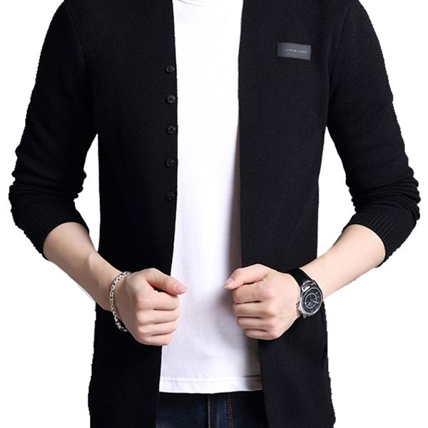 liseaven cardigans mens solid sweater cardigan trench male jacket casual autumn pure color men's sweaters 210804, White;black
liseaven cardigans mens solid sweater cardigan trench male jacket casual autumn pure color men's sweaters 210804, White;black