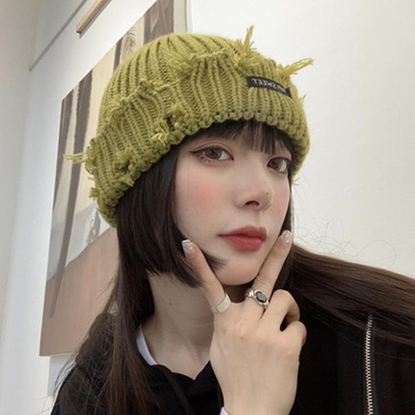 beanies street fashion men and women broken-edge hat autumn winter retro cool keep warm knitted c106
beanies street fashion men and women broken-edge hat autumn winter retro cool keep warm knitted c106