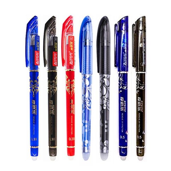 gel pens erasable pen set washable handle blue black red color ink writing ballpoint for school office stationery supplies exam spare
gel pens erasable pen set washable handle blue black red color ink writing ballpoint for school office stationery supplies exam spare