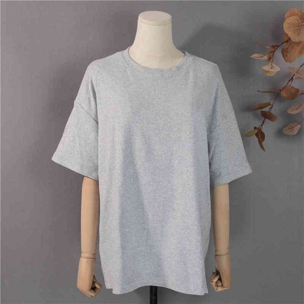 women's blouses & shirts korean hzirip loose solid short feminine streetwear short sleeves all casual women's t-shirts eqhn, White
women's blouses & shirts korean hzirip loose solid short feminine streetwear short sleeves all casual women's t-shirts eqhn, White