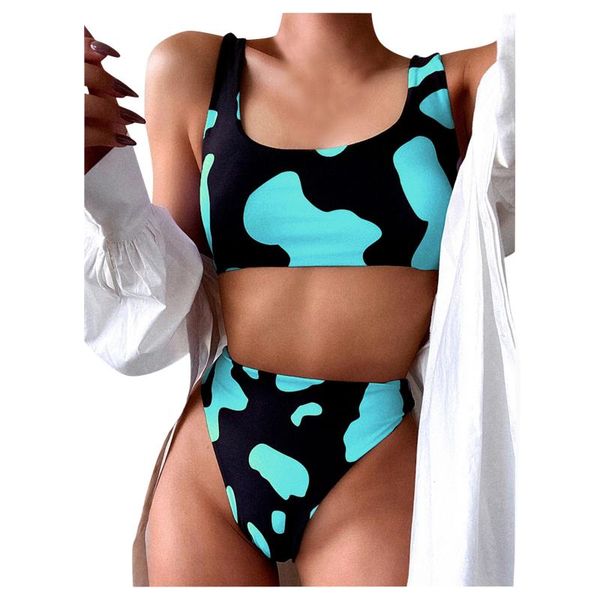 women's swimwear swimming suit 2021 women cow print bikini set push-up brazilian beachwear swimsuit tankini, White;black
women's swimwear swimming suit 2021 women cow print bikini set push-up brazilian beachwear swimsuit tankini, White;black