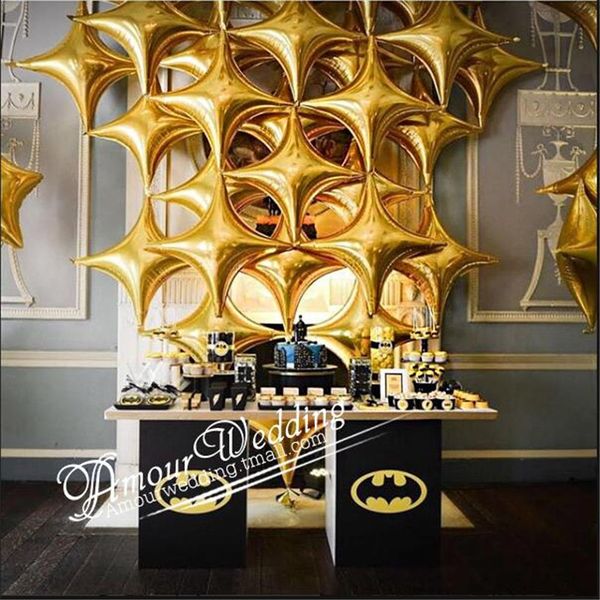 50pcs 10/24inch four-pointed star balloon foil balloon wedding decoration birthday party plies aluminum inflatable balloon
50pcs 10/24inch four-pointed star balloon foil balloon wedding decoration birthday party plies aluminum inflatable balloon