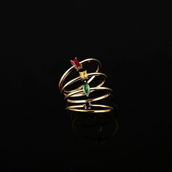 cluster rings designer's unique creative natural rectangular ruby opening adjustable ring fresh and elegant fashion ladies silver jewel, Golden;silver
cluster rings designer's unique creative natural rectangular ruby opening adjustable ring fresh and elegant fashion ladies silver jewel, Golden;silver