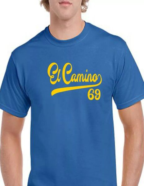 el camino 69 script tail shirt 1969 classic lowrider car all sizes & colors, White;black
el camino 69 script tail shirt 1969 classic lowrider car all sizes & colors, White;black