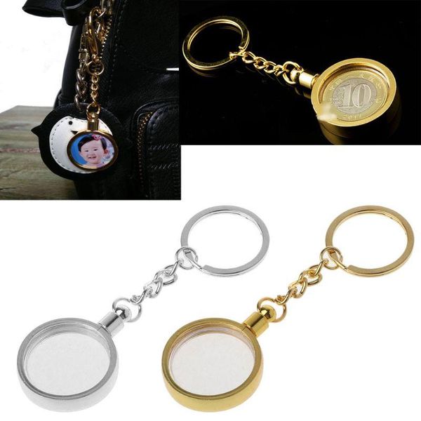 keychains 27mm/1.06" commemorative coin holder keyring medallion or chip collection souvenir pendant keychain fashion jewelry, Silver
keychains 27mm/1.06" commemorative coin holder keyring medallion or chip collection souvenir pendant keychain fashion jewelry, Silver