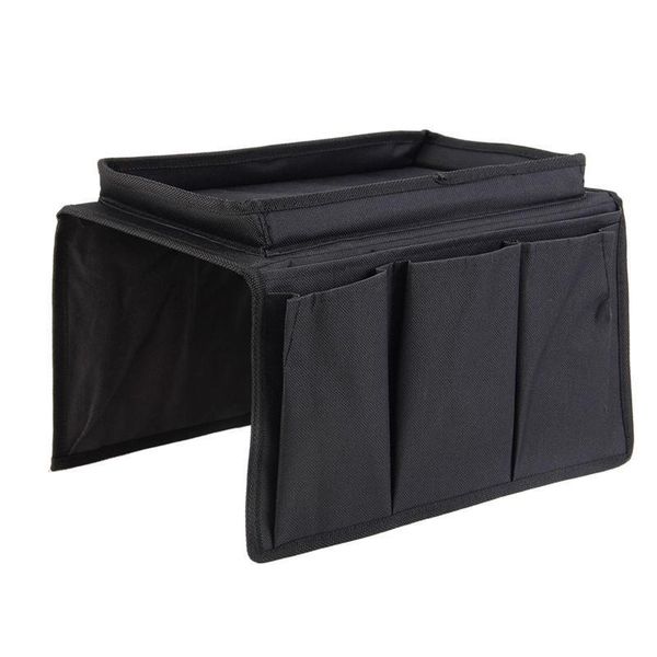 storage boxes & bins sofa armrest organizer with 4 pockets and cup holder tray couch armchair hanging bag tv cellphone magazine drinks snack