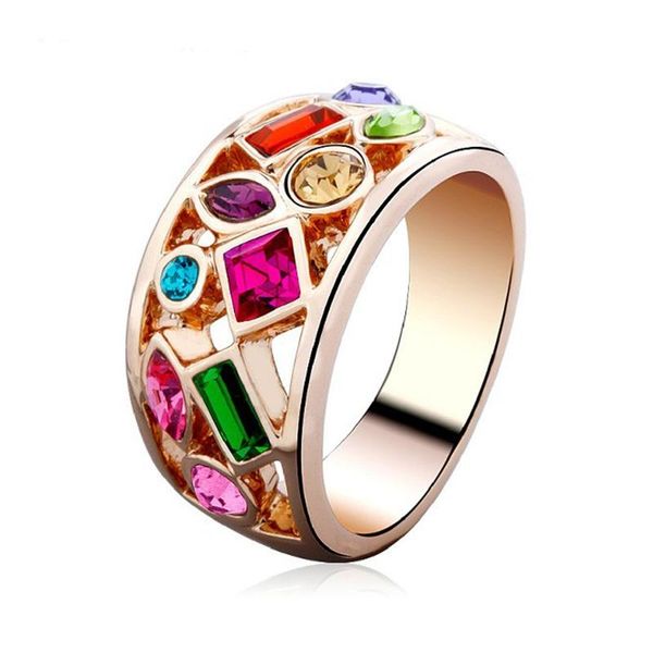 cluster rings moonrocy colourful crystal ring cubic zirconia rose gold color bohemia jewelry multicolor for women drop, Golden;silver
cluster rings moonrocy colourful crystal ring cubic zirconia rose gold color bohemia jewelry multicolor for women drop, Golden;silver