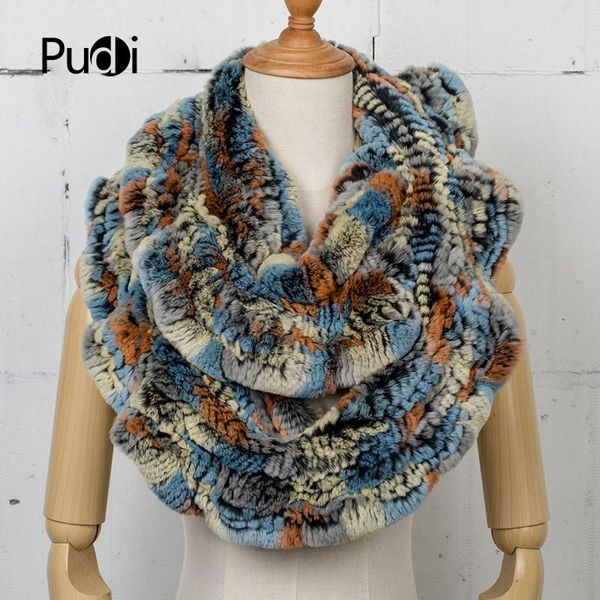 scarves pudi sf749 real rex fur handmade infinity scarf endless snoods cowl women winter, Blue;gray
scarves pudi sf749 real rex fur handmade infinity scarf endless snoods cowl women winter, Blue;gray