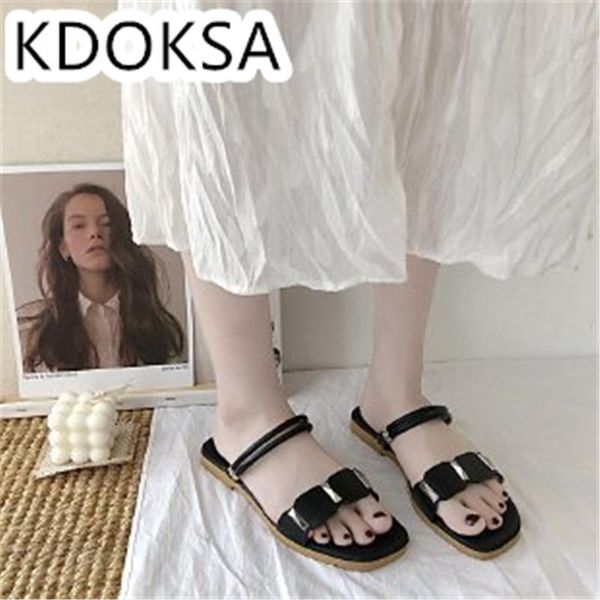 sandals 2021 summer for women: web celebrity fashion student with fairy style soft soles, Black
sandals 2021 summer for women: web celebrity fashion student with fairy style soft soles, Black
