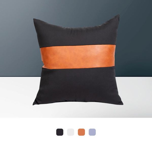 modern cushion cover throw pillow 45*45cm decorative pillows pu leather striped stitching covers decor pillowcases cushion/decorative
modern cushion cover throw pillow 45*45cm decorative pillows pu leather striped stitching covers decor pillowcases cushion/decorative