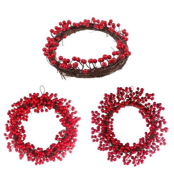 decorative flowers & wreaths 30cm 35cm 40cm jungle party berry decoration wreath red fruit garland wall door pendant christmas ornament wedd
decorative flowers & wreaths 30cm 35cm 40cm jungle party berry decoration wreath red fruit garland wall door pendant christmas ornament wedd