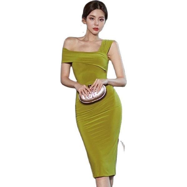 skirts one-shoulder sleeveless backless bodycon dress slash neck evening party dresses elegant night club ladies pencil 2021, Black
skirts one-shoulder sleeveless backless bodycon dress slash neck evening party dresses elegant night club ladies pencil 2021, Black