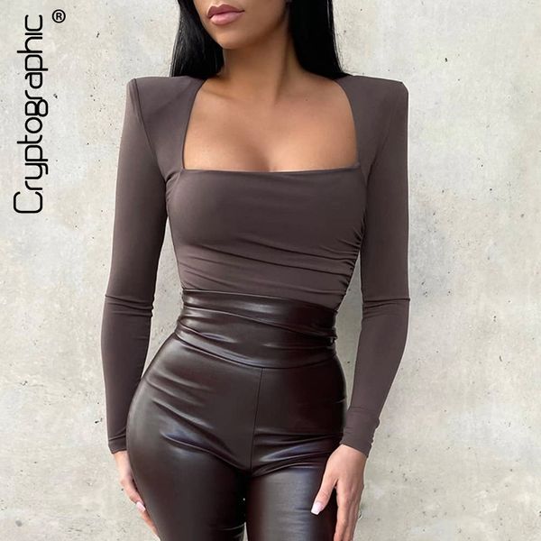 cryptographic autumn winter basic womens bodysuits elegant club party long sleeve slim one piece fashion outfit bodysuit, Black;white
cryptographic autumn winter basic womens bodysuits elegant club party long sleeve slim one piece fashion outfit bodysuit, Black;white