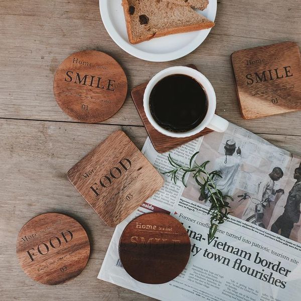 mats & pads square round coasters wooden drinking cup mat heat insulation non-slip tableware coffee pad dining placemat kitchen accessories
mats & pads square round coasters wooden drinking cup mat heat insulation non-slip tableware coffee pad dining placemat kitchen accessories