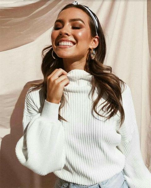 women's sweaters sweater white turtleneck long sleeve loose pullover t shirt autumn winter casual, White;black
women's sweaters sweater white turtleneck long sleeve loose pullover t shirt autumn winter casual, White;black
