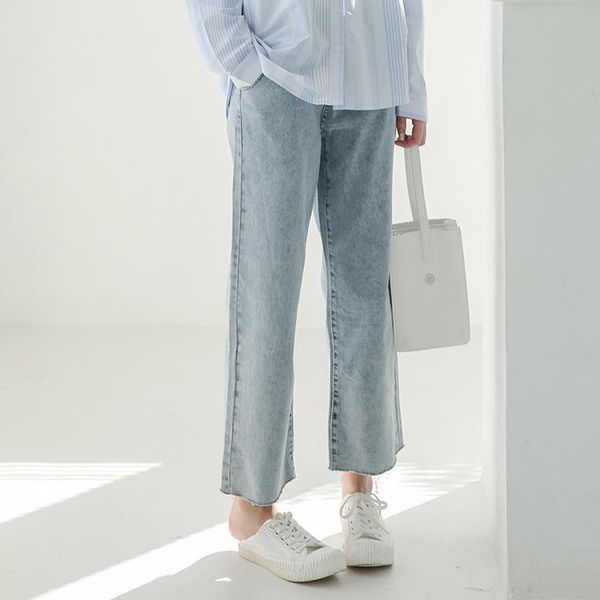 spring high waist jeans for girls blue cotton cropped trousers edge washed retro women's
spring high waist jeans for girls blue cotton cropped trousers edge washed retro women's