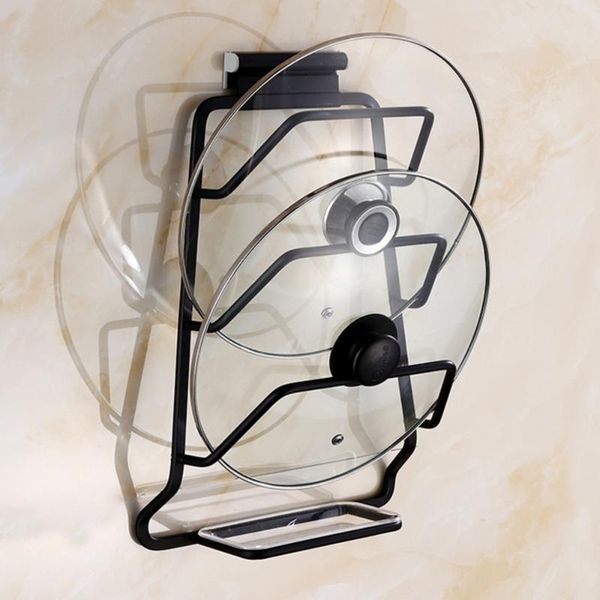 kitchen storage & organization black pot lid rack space aluminum pan cover shelf multifunctional wall mounted hanging holder drain
kitchen storage & organization black pot lid rack space aluminum pan cover shelf multifunctional wall mounted hanging holder drain
