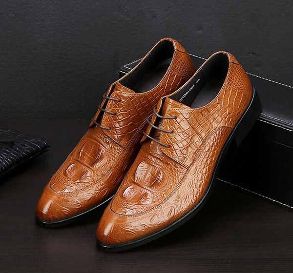dress shoes genuine leather men's pointed toes lace-up smart casual spring formal height increasing, Black
dress shoes genuine leather men's pointed toes lace-up smart casual spring formal height increasing, Black