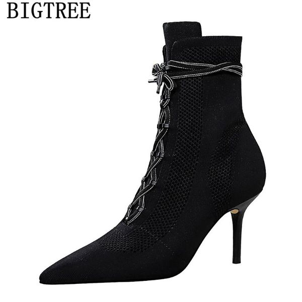 bigtree black shoes for women 2021 high heels boots heel fashion ladies winter chaussure femme
bigtree black shoes for women 2021 high heels boots heel fashion ladies winter chaussure femme
