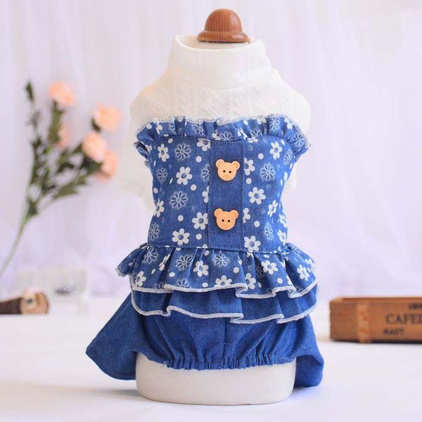 dog apparel pet small flowers cowboy dress pets autumn winter costume for puppies medium dogs
dog apparel pet small flowers cowboy dress pets autumn winter costume for puppies medium dogs