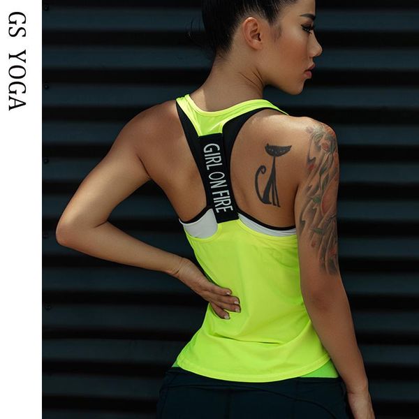 yoga outfits women sport tank for gym vest fitness sleeveless t shirt sports wear clothes running workout, White;red
yoga outfits women sport tank for gym vest fitness sleeveless t shirt sports wear clothes running workout, White;red