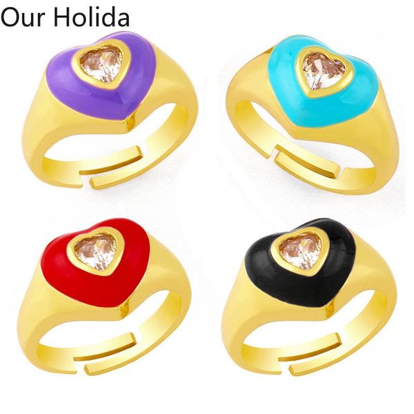 cluster rings wholesale luxury jewelry summer bohemian double love ring with zircon open gift for women, Golden;silver
cluster rings wholesale luxury jewelry summer bohemian double love ring with zircon open gift for women, Golden;silver
