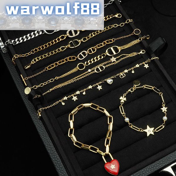 luxury jewelry designers d dijia bracelet style cd star same letter live broadcast, Golden;silver
luxury jewelry designers d dijia bracelet style cd star same letter live broadcast, Golden;silver