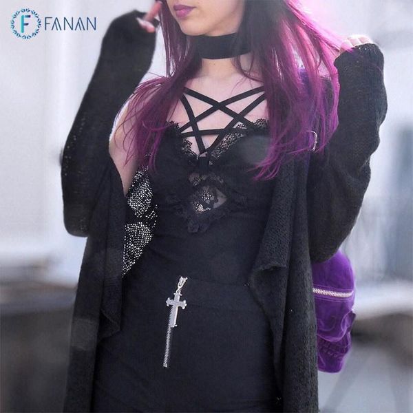 women's tanks & camis fanan bodycon black gothic pentegram hollow out sleeveless lace tank streetwear punk camisoles harajuku top, White
women's tanks & camis fanan bodycon black gothic pentegram hollow out sleeveless lace tank streetwear punk camisoles harajuku top, White