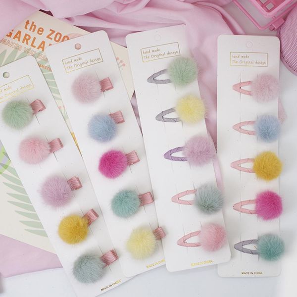 5pcs lovely girls pompom hairpins with small soft fur mini ball gripper hairball pom hairclips children hair accessories, Slivery;white
5pcs lovely girls pompom hairpins with small soft fur mini ball gripper hairball pom hairclips children hair accessories, Slivery;white