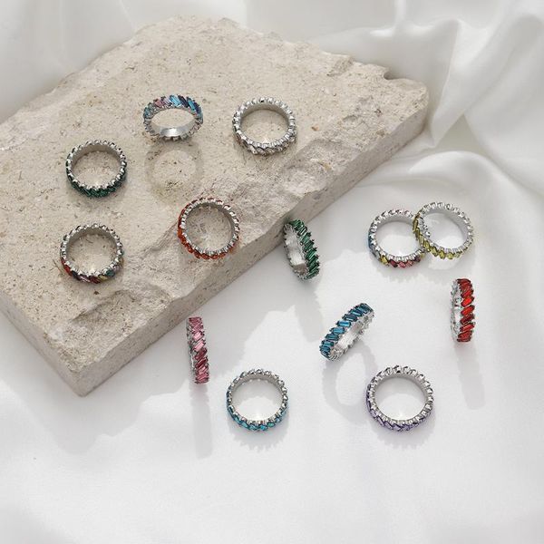 cluster rings 2021 trend colorful rhinstone gold for women pitched rainbow crystal men's ring wedding party zircon jewelry, Golden;silver
cluster rings 2021 trend colorful rhinstone gold for women pitched rainbow crystal men's ring wedding party zircon jewelry, Golden;silver