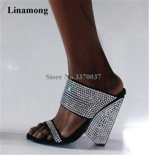 dress shoes est summer women fashion open toe bling rhinestone spike sandals slip-on crystal strange heel flip flops slippers, Black
dress shoes est summer women fashion open toe bling rhinestone spike sandals slip-on crystal strange heel flip flops slippers, Black
