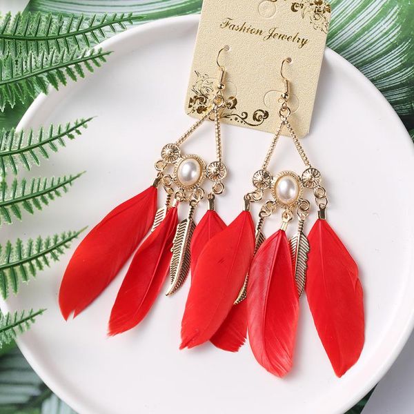 stud pearl inlaid diamond triangle foliage feather earrings women's long europe and america fashion tassel, Golden;silver
stud pearl inlaid diamond triangle foliage feather earrings women's long europe and america fashion tassel, Golden;silver