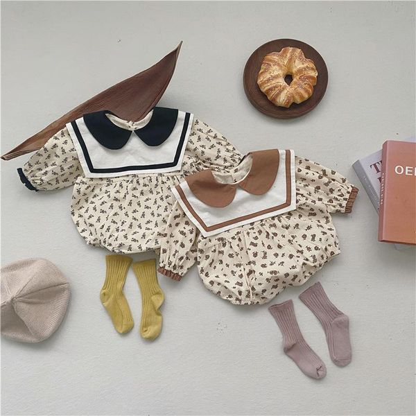 rompers 9049 baby clothes 2021 autumn korean girl romper navy collar broken flower infant one piece boy's, Blue
rompers 9049 baby clothes 2021 autumn korean girl romper navy collar broken flower infant one piece boy's, Blue