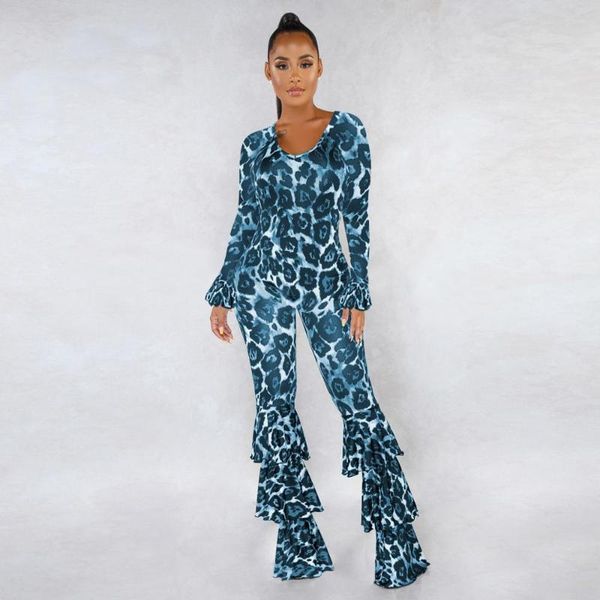 women's jumpsuits & rompers ruffles casual fashion leopard print autumn long sleeve o neck romper streetwear women elegant ruffed overa, Black;white
women's jumpsuits & rompers ruffles casual fashion leopard print autumn long sleeve o neck romper streetwear women elegant ruffed overa, Black;white