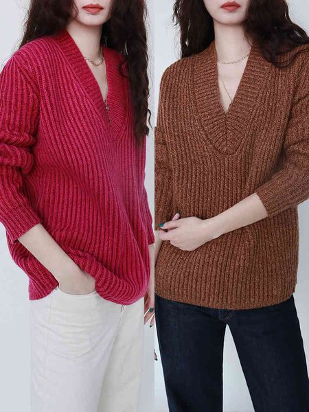 sweater 100% wool 2021 autumn and winter long-sleeved v-neck pullover solid color silhouette outer wear women 02wz, White;black
sweater 100% wool 2021 autumn and winter long-sleeved v-neck pullover solid color silhouette outer wear women 02wz, White;black