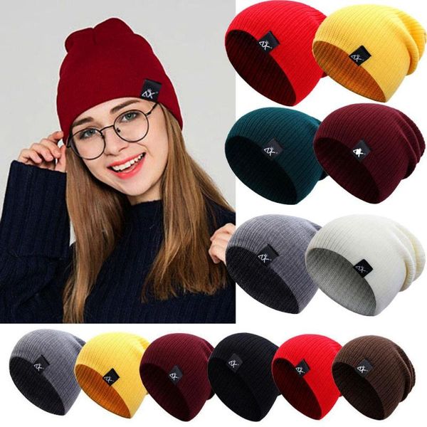 cycling caps & masks winter hats for woman men beanies knitted solid cute hat girls autumn female baggy cap warmer bonnet casual, Black 
cycling caps & masks winter hats for woman men beanies knitted solid cute hat girls autumn female baggy cap warmer bonnet casual, Black