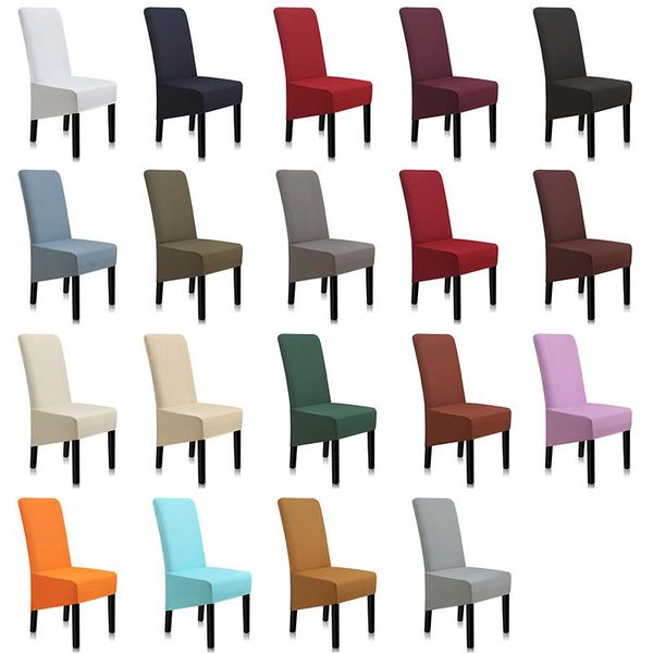solid color chair cover elastic seat covers stretch high back slipcovers for dining wedding banquet el 1/2/4/6 pc
solid color chair cover elastic seat covers stretch high back slipcovers for dining wedding banquet el 1/2/4/6 pc