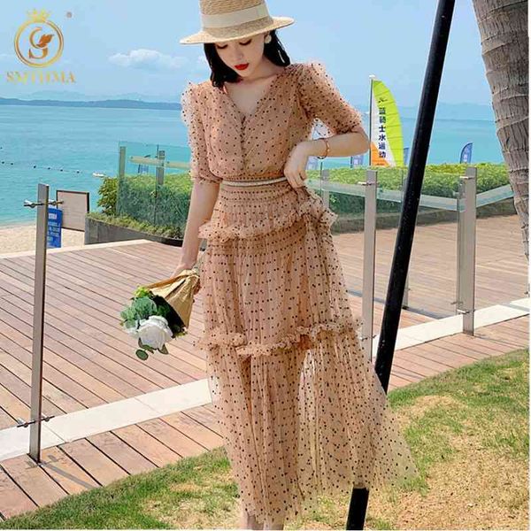 casual dresses 2021 arrival runway mesh flocking wave point summer women v-neck diamonds belt high waist long party es robe 7, Black;gray
casual dresses 2021 arrival runway mesh flocking wave point summer women v-neck diamonds belt high waist long party es robe 7, Black;gray