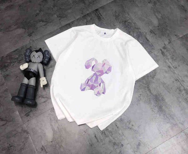 2022 factory wholesale new korea chao purple diamond abstract geometry rabbit print women's t-shirt round neck simple half sleeve, White
2022 factory wholesale new korea chao purple diamond abstract geometry rabbit print women's t-shirt round neck simple half sleeve, White