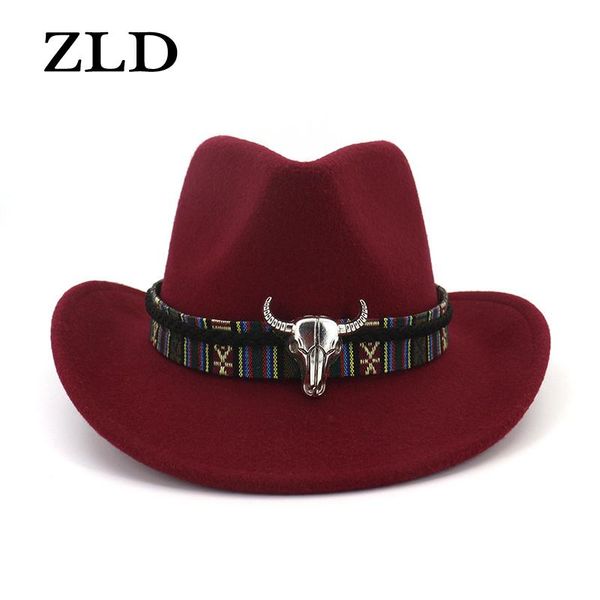 cloches zld wide brim western cowboy jazz hat cap men women wool felt fedora hats ribbon metal bullhead decorated black panama
cloches zld wide brim western cowboy jazz hat cap men women wool felt fedora hats ribbon metal bullhead decorated black panama