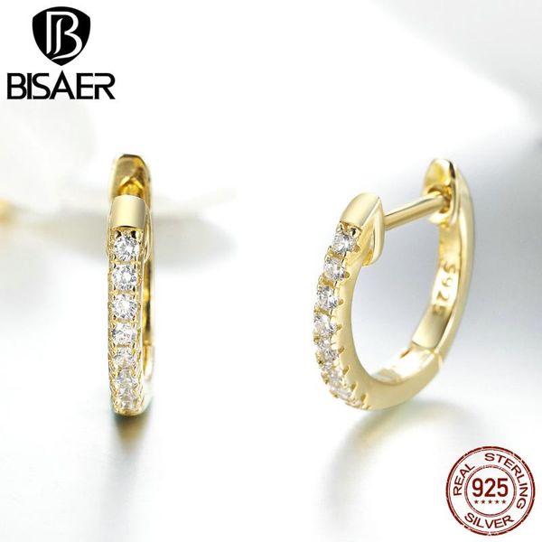 stud bisaer 925 sterling silver crystal simple circle earrings for women round fashion jewelry brincos ece498, Golden;silver
stud bisaer 925 sterling silver crystal simple circle earrings for women round fashion jewelry brincos ece498, Golden;silver