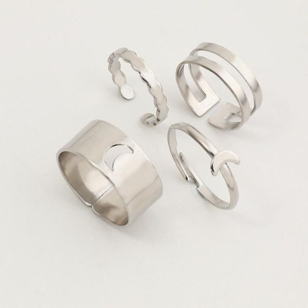 cluster rings trendy dolphin heart moon star for women men lover couple set friendship engagement wedding open 2021 jewelry, Golden;silver
cluster rings trendy dolphin heart moon star for women men lover couple set friendship engagement wedding open 2021 jewelry, Golden;silver
