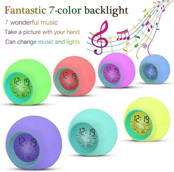 decorative objects & figurines multi-functional colorful clapping lamp alarm clock sleeping led warm night light
decorative objects & figurines multi-functional colorful clapping lamp alarm clock sleeping led warm night light