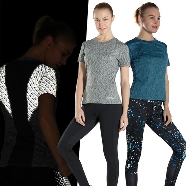 yoga outfit sports reflective shirts women workout high elastic gym quick-drying running breathable short sleeve t-shirts solid
yoga outfit sports reflective shirts women workout high elastic gym quick-drying running breathable short sleeve t-shirts solid