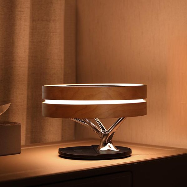 table lamps round intelligent music bluetooth speaker bed lamp wifi circle tree of led light wireless charging(qi) for living room
table lamps round intelligent music bluetooth speaker bed lamp wifi circle tree of led light wireless charging(qi) for living room